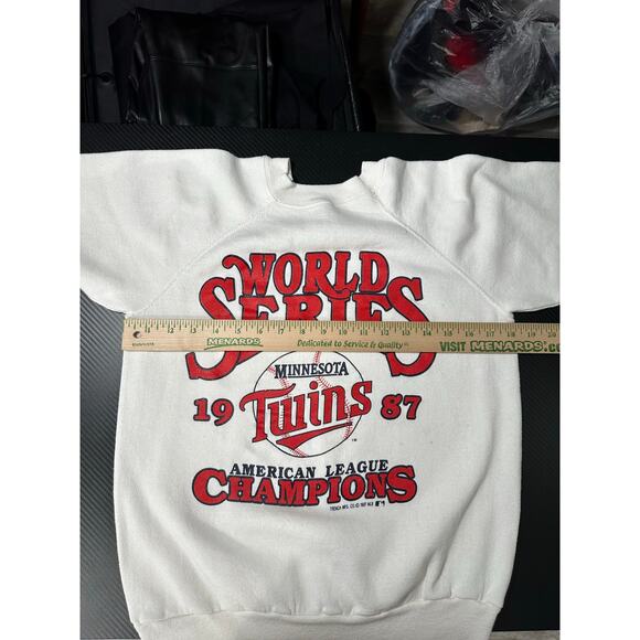 Vintage Minnesota Twins 1987 World Series Champs Sweatshirt Size Medium Pannill - Picture 4 of 11